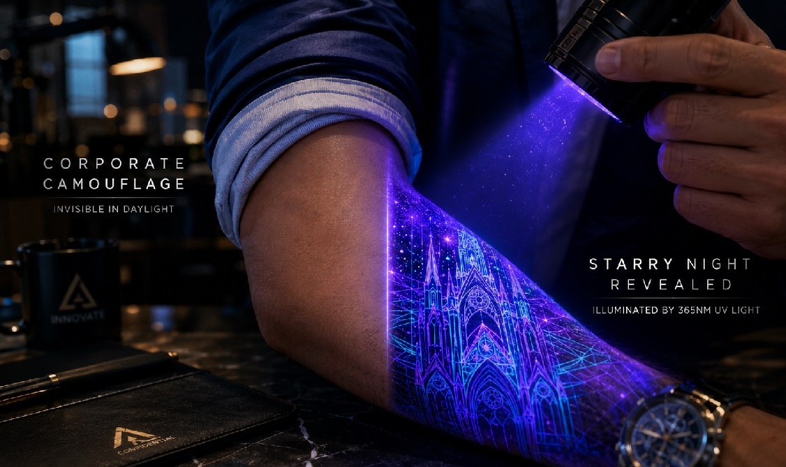 Camouflage UV Tattoos
