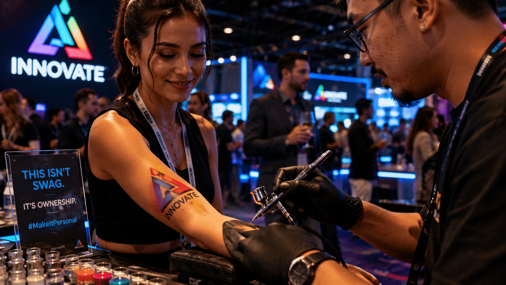 temporary tattoo logo